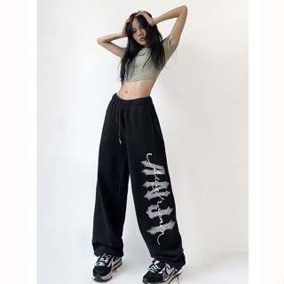 Massimo กางเกงขายาว กางเกง Retro Hip Hop Pants 2023 NEW Style 071511