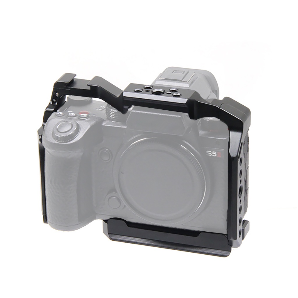 Xt-xinte โลหะกล้อง Rig NATO Rail เย็นรองเท้า Mount สําหรับ Panasonic Lumix S5 IIX กรอบป้องกัน Arca-S