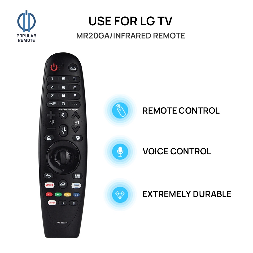 Usd MR20GA Voice Magic รีโมทคอนโทรลแทนที่สําหรับ Uesd สําหรับ LG AI ThinQ 4K สมาร์ท LED LCD TV MR19B