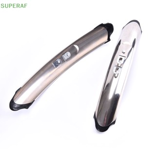 Superaf บังโคลนหน้า หลัง สเตนเลส 700c 27 นิ้ว สไตล์เรโทร สําหรับรถจักรยาน