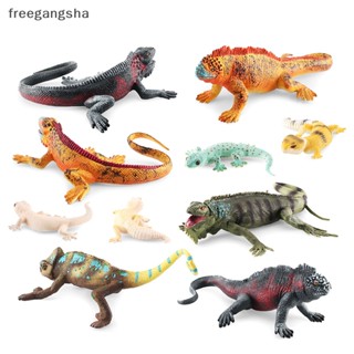 [FREG] ตุ๊กตาสัตว์เลื้อยคลาน ตุ๊กแก จิ้งจกจําลอง เสมือนจริง สําหรับตกแต่งโต๊ะ FDH