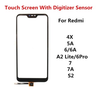 อะไหล่หน้าจอสัมผัสดิจิทัล LCD สําหรับ Xiaomi Redmi 7A 7 6 6A 5A 4X Mi A2 Lite