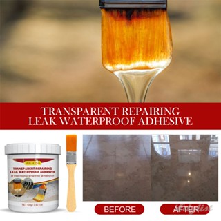 ღ 100g กาวกันน้ำ Anti-leak Sealant Agent Transparent Leak-proof Waterproof Agent With Brush Adhesive Repair Glue For Home Roof Bathroom