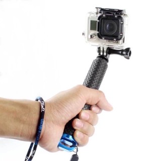 ไม้เซลฟี่ gopro ขนาดกะทัดรัด พกพสสะดวก( ไม้แบบยาวยืดได้ 49.5cm )