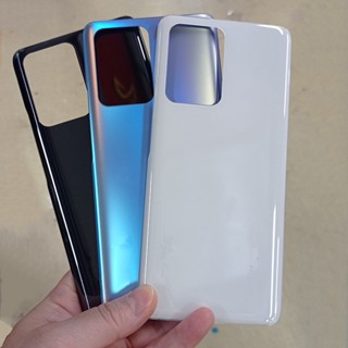 เคส 11 T สําหรับ Xiaomi Mi 11T Mi11T Pro 5G 6.67&amp;quot; ฝาครอบแบตเตอรี่กระจก แบบเปลี่ยน พร้อมกาวโลโก้ สําหรับประตูหลัง