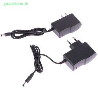 Greatshore อะแดปเตอร์แปลงพาวเวอร์ซัพพลาย 6V1A AC 100V-240V DC 6V 1A 1000mA ปลั๊ก EU US DC 5.5 มม. x 2.1 มม. 1 ชิ้น TH