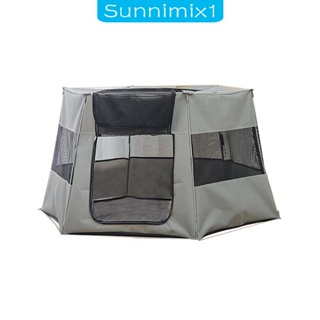 [Sunnimix1] เต็นท์ตาข่าย ล้างทําความสะอาดได้ สําหรับสัตว์เลี้ยง สุนัข แมว