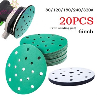 【COLORFUL】Sandpaper Replacement Round Sanding Discs Sanding Pad 21pcs/set Abrasive