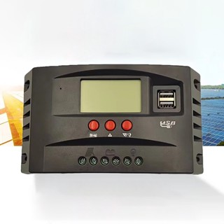  Industrial Shop MPPT PV Solar Controller 12V 24V การควบคุมแรงดันไฟฟ้าอัตโนมัติตัวควบคุมการชาร์จพลังงานแสงอาทิตย์ด้วยไฟฟ้าโซลาร์เซลล์