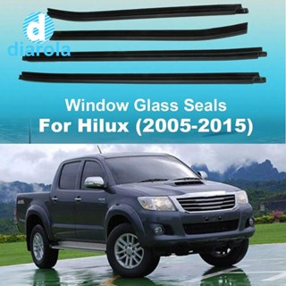 แถบซีลประตูหน้าต่างรถยนต์ สําหรับ Toyota Hilux SR5 Vivo MK6 PICKUP 2005-2015 68161-0K010