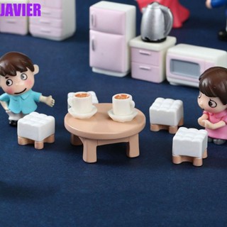 JAVIER เฟอร์นิเจอร์โซฟา เก้าอี้จําลอง ขนาดเล็ก สําหรับตกแต่งบ้านตุ๊กตา