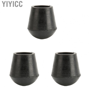 Yiyicc 3 PCS Cane Tips 22mm Inner Diameter Crutch Rubber Material Built In Copper