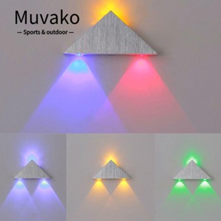 MUVAKO โคมไฟติดผนัง Led อลูมิเนียม สําหรับตกแต่งบ้าน