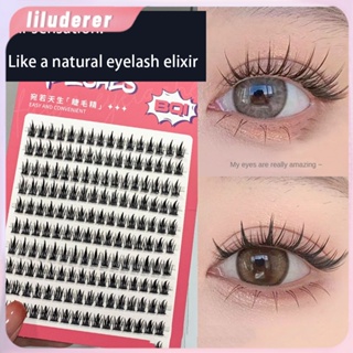 ขนตาปลอมธรรมชาติ 3 มิติสำหรับต่อขนตาแต่งหน้า Professional Kit False Eyelashes Extension Set HO