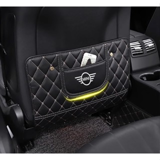 Suitable for MINI COOPER Seat Back Anti-kick Mat COUNTRYMAN CABRIO Paceman JCW CLUBMAN F54 F55 F56 F57 F60 R60 R56 R55 R61 Leather Anti-kick Dirty Mat