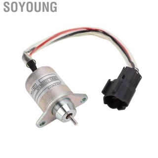 Soyoung Shut Down Solenoid  Professional 119233‑77931 DC12V Sturdy High Performance for Engine