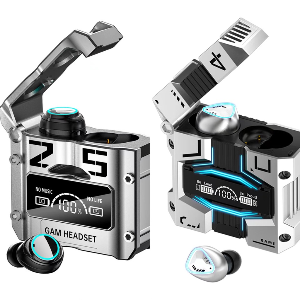 2024 M25/M45 หูฟังบลูทูธไร้สาย TWS Mecha ลดเสียงรบกวน