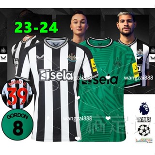 【wangzai888】เสื้อกีฬาแขนสั้น ลายทีมชาติฟุตบอล Newcastle United Jersey 2023-24 คุณภาพสูง สําหรับผู้ใหญ่ ไซซ์ S-2XL