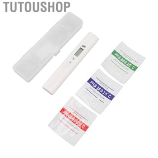 Tutoushop PH Test Pen  Practical Pen Type PH Meter LCD HD Contained Protection Fluid  for Factory