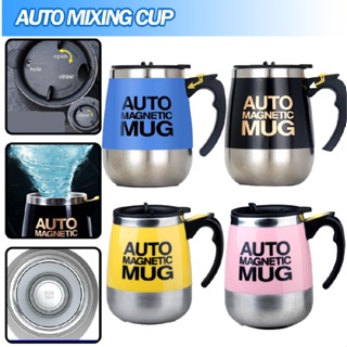 New USB Rechargeable Self Stirring Mug Lazy Auto Stainless Steel Coffee Cup