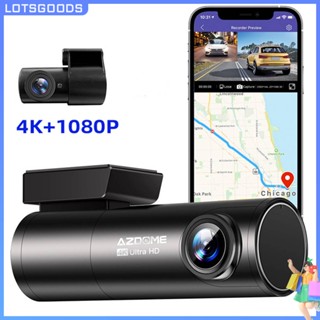 ★ Lotsgoods.th ★【พร้อมส่ง】กล้องบันทึกวิดีโอ Gps Wifi DVR 4K 500W พิกเซล M300S ควบคุมด้วยเสียง สําหรับรถยนต์