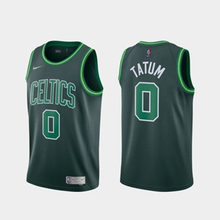 เสื้อกีฬาบาสเก็ตบอล ลายทีม Boston Celtics NBA สําหรับผู้ชาย #0 เสื้อกีฬาแขนสั้น ลายทีม Jayson Tatum Swingman Jersey สไตล์เรโทร 926740