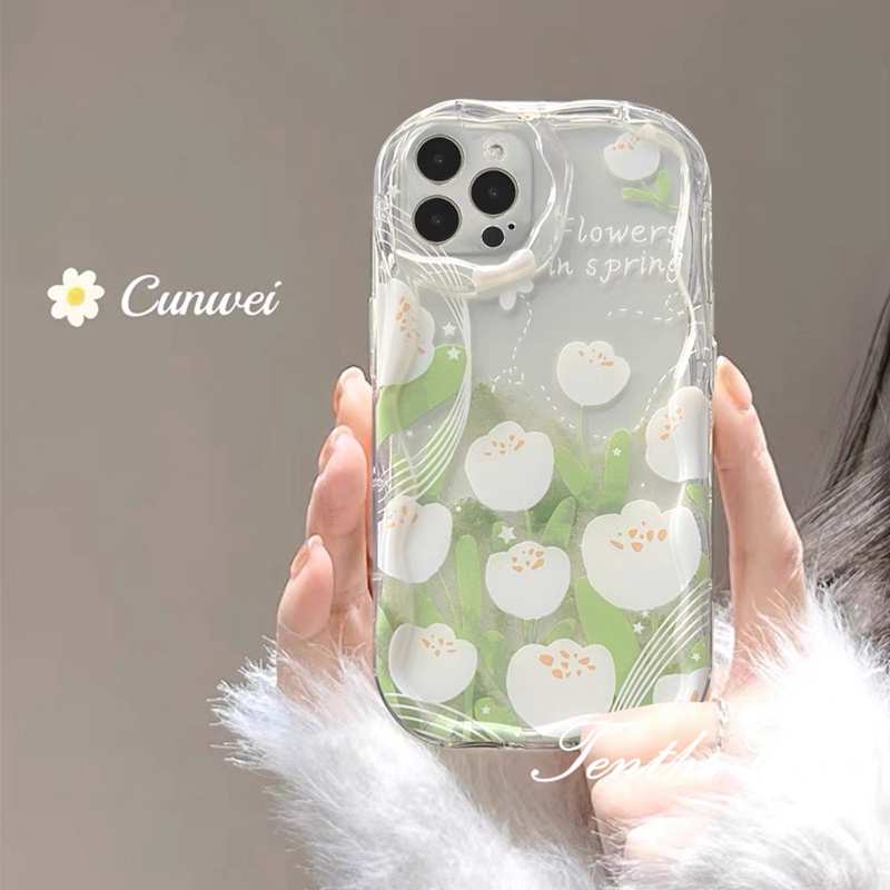 Samsung A15 A25 A05 A05s A14 A34 A54 A03 A03s A04 A04e A04s A23 A13 A33 A53 A12 A22 A52 A52s A32 A51 A50 A50s A30sเคสโทรศัพท์มือถือ ขอบโค้ง ลายดอกไม้ 3D สําหรับ ราคา ถูกที่สุด ดีลบีเคเค แกลเลอรีภาพที่ 4