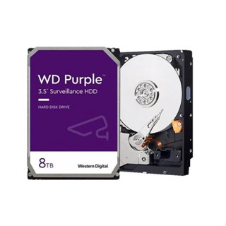 Wd ฮาร์ดไดรฟ์ภายใน SATA 7200RPM 128MB Cache 3.5 สีม่วง สําหรับกล้องวงจรปิด HDD