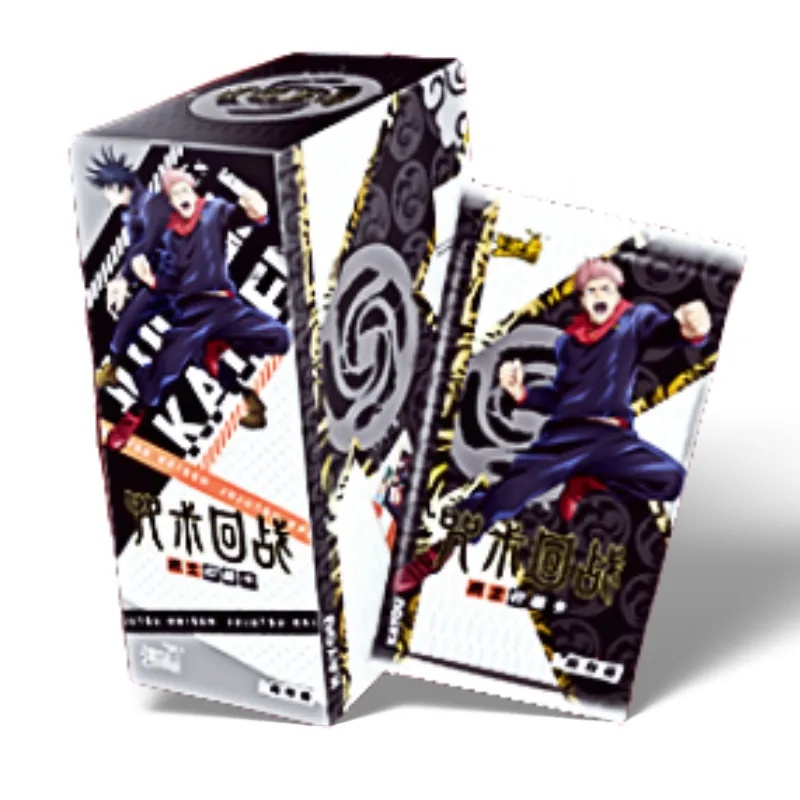 Original KAYOU Jujutsu Kaisen เล่นไพ่ Satoru Gojo Itadori Yuji Ryomen Sukuna อะนิเมะคอลเลกชันการ์ดเกมมาพร้อมกับฟรี Gojo การ์ด