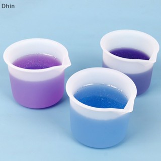 [Dhin] 1pcs 50ML Transparent Silicone Crystal Glue UV Resin Measuring Cup Epoxy Resin Cup For DIY Jewelry Making Findings Tools COD