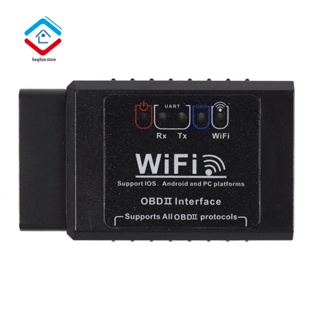 Elm327 V1.5 Obd2 เครื่องสแกนเนอร์ Wifi หลายยี่ห้อ รองรับโปรโตคอล Obd2 ทุกรุ่น ทํางานบน Ios Android Symbian Windows