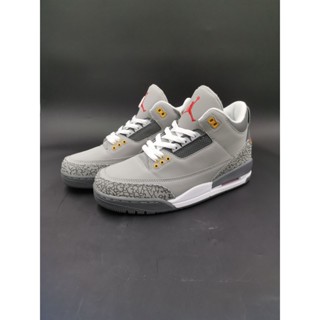 Air Jordan 3 รองเท้ากีฬา รองเท้าบาสเก็ตบอลลําลอง สีดํา สีแดง สําหรับผู้ชาย CT8532-012