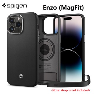 เคสโทรศัพท์มือถือหนัง กันกระแทก ลาย Spigen ENZO MagFit สําหรับ iPhone 14 Pro Max 14 13 Pro Max 13 Pro