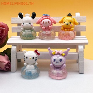 Onehome จี้พวงกุญแจ รูปการ์ตูน Sanrio เรืองแสง แฮนด์เมด DIY สําหรับตกแต่งรถยนต์ 2 ชิ้น