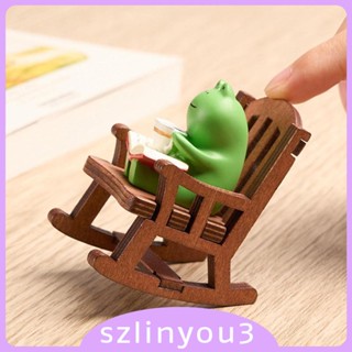 [Szlinyou3] รูปปั้นเก้าอี้โยก รูปกบ สไตล์โมเดิร์น สําหรับตกแต่งบ้าน ห้องนอน โรงแรม