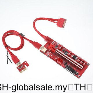 Pci-e บอร์ดอะแดปเตอร์ 1X เป็น 16X 10 ตัวเก็บประจุ USB 3 0 ความเร็วสูง สําหรับขุดเหมืองแร่ เดสก์ท็อป PC