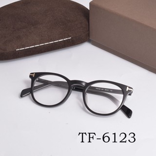 กรอบแว่นตา TOM FORD TF6123 ทรงกลม ป้องกันแสงสีฟ้า สไตล์เรโทร