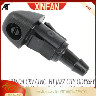 Xinfan หัวฉีดสเปรย์ฉีดน้ําฝนกระจกหน้ารถยนต์ สําหรับ HONDA CRV 2007-2011 CIVIC 2006-2011 FIT JAZZ CITY ODYSSEY 2 ชิ้น