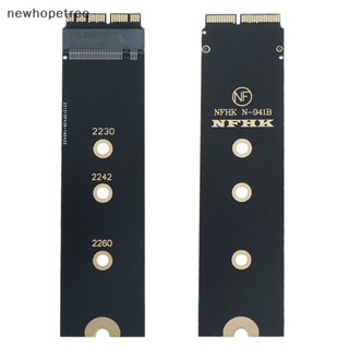 [newhopetree] การ์ดอะแดปเตอร์แปลง NVMe PCIe M.2 NGFF SSD สําหรับ 2013 2014 2015 macbook air pro