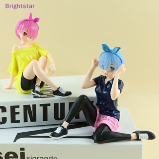 Brightstar ใหม่ เสื้อผ้าลําลอง ลายการ์ตูนอนิเมะ Rem Re:Life In A Different World From Zero Kawaii สําหรับเด็กผู้หญิง 1 ชิ้น