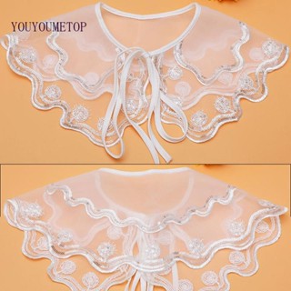 Youyo ปกเสื้อเชิ้ต ปักลาย สไตล์ฮั่นฝู วินเทจ