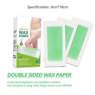 HaiR Ving 32pcs Wax Hair Removal Strips Gentle Mild แบบพกพา Facial Waxing สำหรับผู้หญิงผู้ชายสายบิกินี่