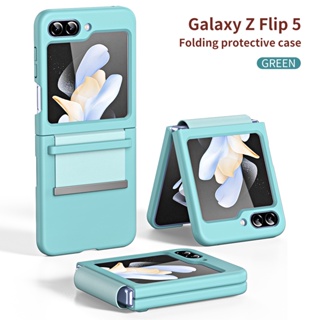 เคสโทรศัพท์มือถือ กันกระแทก ทนทาน พับได้ สีแคนดี้ สําหรับ Samsung Galaxy Z Flip 5 Z Flip5 Flip Z 5