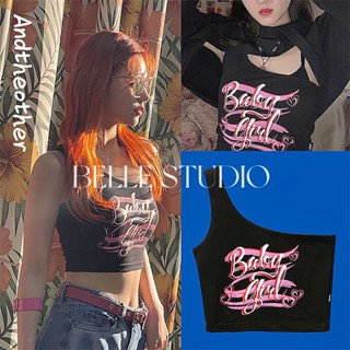 BELLE STUDIO เสื้อกั๊ก
เสื้อสายเดี่ยว
ผู้หญิงสลิงไม่สม่ำเสมอ BEL011