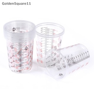 Goldensquare ถ้วยผสมสีพลาสติก 600 มล. 10 ชิ้น