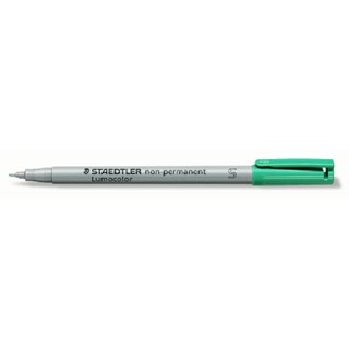 STAEDTLER ปากกาเขียนแผ่นใสลบได้ รุ่น 311-5 หมึกสีเขียว 0.4 มม.