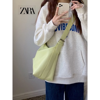 Zara กระเป๋าสะพายไหล่ลําลอง ทรงโท้ท จุของได้เยอะ แฟชั่นเรียบง่าย สําหรับสตรี