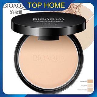 BIOAOUA Compact Powder Concealer Oil Charm Clear Concealer Powder Cake เพิ่มความชุ่มชื้น ควบคุมความชุ่มชื้น Long-term Makeup Holding Makeup Powder Cake Beauty Cosmetics Top1Store