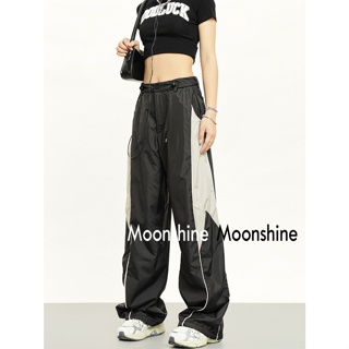 Moon  กางเกงขายาว คาร์โก้ กางเกง เชือกอเมริกันคลาสิค Cargo pants 2023 NEW 071843 Stylish พิเศษ High quality สบาย A20M08G 36Z230909