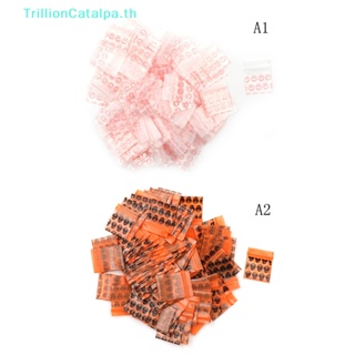 Trillioncatalpa ถุงพลาสติกใส ขนาดเล็ก 2.5*3 ซม. 8 มล. 100 ชิ้น